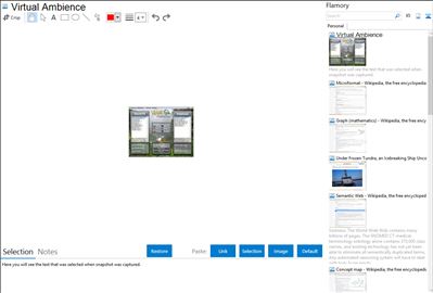 Virtual Ambience - Flamory bookmarks and screenshots