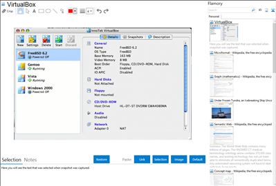 VirtualBox - Flamory bookmarks and screenshots