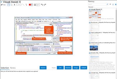 Visual Assist X - Flamory bookmarks and screenshots