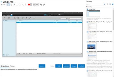 vmail.me - Flamory bookmarks and screenshots