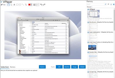 VPlayer - Flamory bookmarks and screenshots