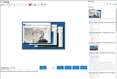 Vuzit - Flamory bookmarks and screenshots